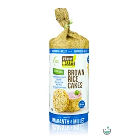 Rice UP! Puffasztott teljes kiőrlésű barna rizs szelet kölessel és amaránttal 120 g – Natur Reform