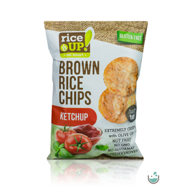 Rice UP! Ketchup ízesítésű barna rizs chips 60 g