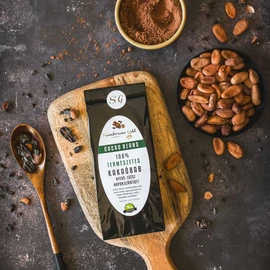 Sambirano Gold nyers, egész, napon szárított dominikai trinitario kakaóbab 2×500 g, feldolgozatlan kakaóalapanyag rendszeres használatra