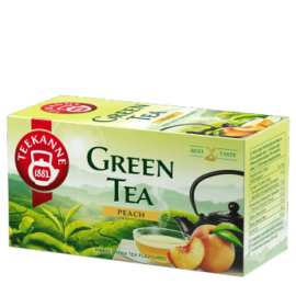 TEEKANNE Őszibarack ízesítésű zöld tea 