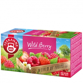 TEEKANNE Wild Berry -  gyümölcstea az eper és málna ízével