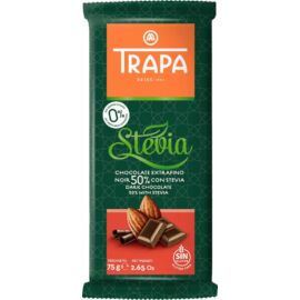 Trapa Stevia nsa 50% étcsokoládé 75 g