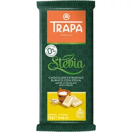 Trapa Stevia Fehércsokoládé (gluténmentes) 75 g