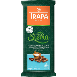 Trapa Stevia Tejcsokoládé (gluténmentes) 75 g