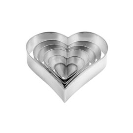 Tescoma DELÍCIA szív alakú kiszúró készlet, 6 db