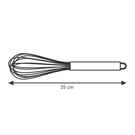 Tescoma DELÍCIA habverő, rozsdamentes acél 35 cm – Natur Reform