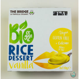 The Bridge bio vaníliás rizs desszert 4x110 g