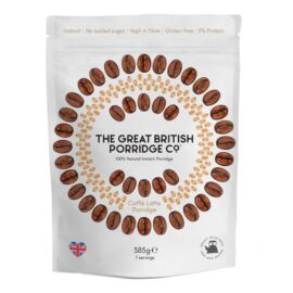 The Great British Porridge Caffé latte ízű instant zabkása 385 g – Natur Reform