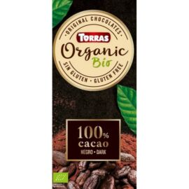 Torras 100% kakaótartalmú étcsokoládé 100 g  - Natur Reform