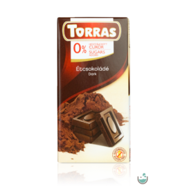 Torras Vegán étcsokoládé hozzáadott cukor nélkül (gluténmentes) 75 g