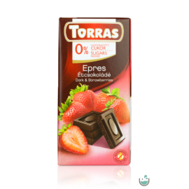 Torras Epres vegán étcsokoládé hozzáadott cukor nélkül (gluténmentes) 75 g