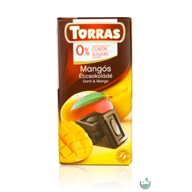 Torras banános vegán étcsokoládé hozzáadott cukor nélkül (gluténmentes) 75 g