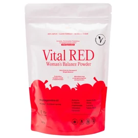 UKKO Vital RED Woman’s Balance Powder 500 g – női egyensúlyt támogató, bogyósgyümölcs ízű szuperfood italpor