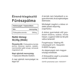 Vitaking Fűrészpálma - 90 db - Natur Reform