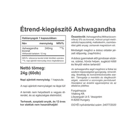 Vitaking Ashwagandha Kivonat - 60 db - Natur Reform