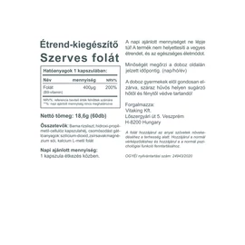 Vitaking Szerves Folát 400 µg - 60 db – Natur Reform