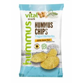 VitalSnack Hummus chips joghurtos-zöldfűszeres ízesítéssel 65 g