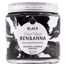 BEN&amp;ANNA Tégelyes fehérítő fogkrém aktív szénnel 100 ml – Natur Reform
