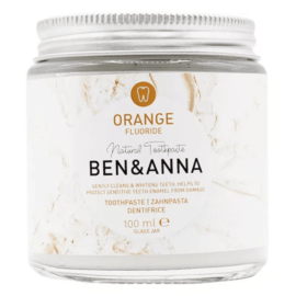 BEN&amp;ANNA Tégelyes narancsos fogkrém érzékeny fogakra 100 ml