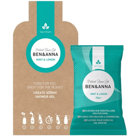 BEN&amp;ANNA Menta &amp; Citrom natúr tusfürdőpehely 2x20 g – Natur Reform