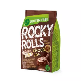 Benlian Rocky Rolls - 70% ÉT ízű puff. rizs korong csok.bev 70 g