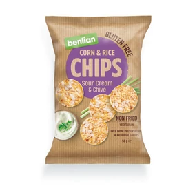BENLIAN kukorica és barnarizs chips -TEJFÖL és SNIDLING 50 g - Natur Reform