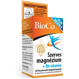 BioCo Szerves magnézium+B6-vitamin MEGAPACK - 90 db - Natur Reform