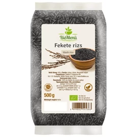 BioMenü BIO FEKETE RIZS 500 g – Natur Reform