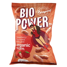 Biopont Extrudált kukorica, valódi eperporral, gluténmentes 70 g – Natur Reform