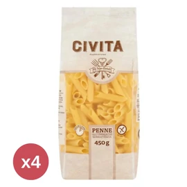 CIVITA Kukorica száraztészta penne 4X450 g