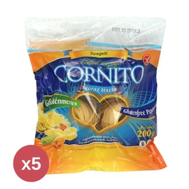 Cornito Gluténmentes Száraztészta Spagetti 5X200 g