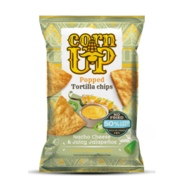 Corn Up Tortilla chips Nacho sajt és Jalapeno ízű 60 g - Natur Reform