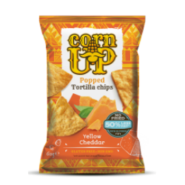Corn Up Tortilla chips Cheddar sajt ízű 60 g - Natur Reform