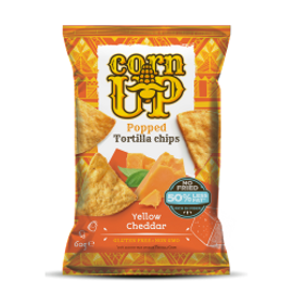 Corn Up Tortilla chips Cheddar sajt ízű 60 g