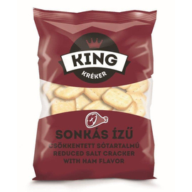 Detki KING sonkás ízű csökkentett sótartalmú kréker 100g