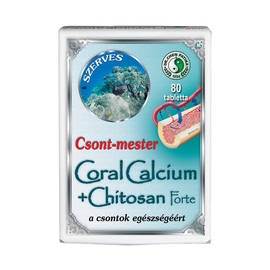 Dr. Chen Coral calcium+chitosan forte tabletta - Natur Reform