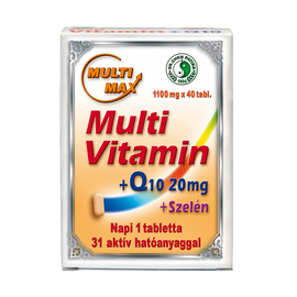 Dr. Chen Multi-max vitamin + q10 + szelén tabletta - 40 db - Natur Reform