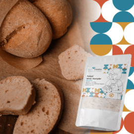 Éléskamra Falusi fehér kenyér szénhidrát csökkentett lisztkeverék 200 g – Natur Reform