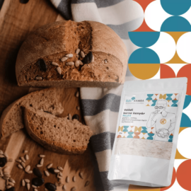 Éléskamra Valódi barna kenyér szénhidrát csökkentett lisztkeverék 235 g – Natur Reform