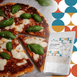Éléskamra Vékony tésztás olasz pizza szénhidrát csökkentett lisztkeverék 180 