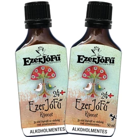 EzerJóFű 24+ immunerősítő komplex gyógynövény kivonat DUO 2×50 ml-es csomag