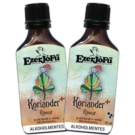 EzerJóFű Koriander+ gyomor-emésztés komplex kivonat DUO 2×50 ml-es csomag