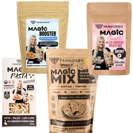 FANNIZERO Magic Start csomag Magic Mix, Magic Booster, Orsó tészta és édesítő