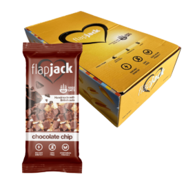 Flapjack Zabszelet kakaós étmassza darabokkal kínáló 15x100g (2db ajándék)