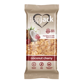 Flapjack Kókuszos zabszelet kandírozott cseresznyedarabokkal 100 g
