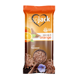 Flapjack Zabszelet narancsos-kakaós lenmaggal 60 g