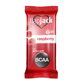 Flapjack Zabszelet liofilizált málnával BCAA-val fehér bevonóba mártva 60 g