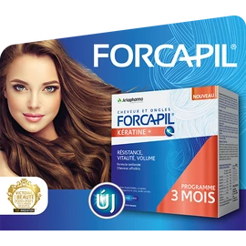 Forcapil Keratin+ Hajregeneráló és hajerősítő kapszula DUO 2X180 db - Natur Reform