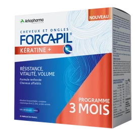 Forcapil Keratin+ Hajregeneráló és hajerősítő kapszula 180 db - Natur Reform