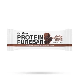 GymBeam PureBar fehérjeszelet Dupla Csoki 60 g